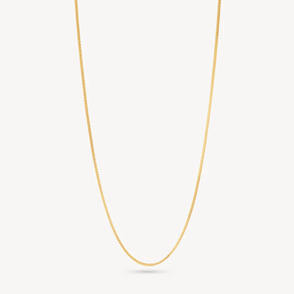H&B Box Chain Slider Necklace - 14k Gold Vermeil