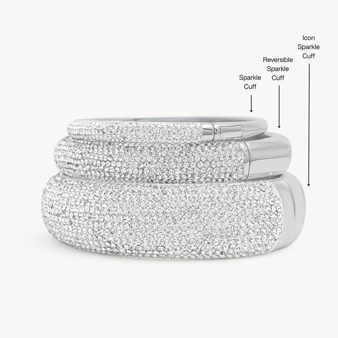 H&B Icon Sparkle Cuff Bracelet
