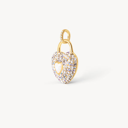 H&B Sparkle Heart Charm