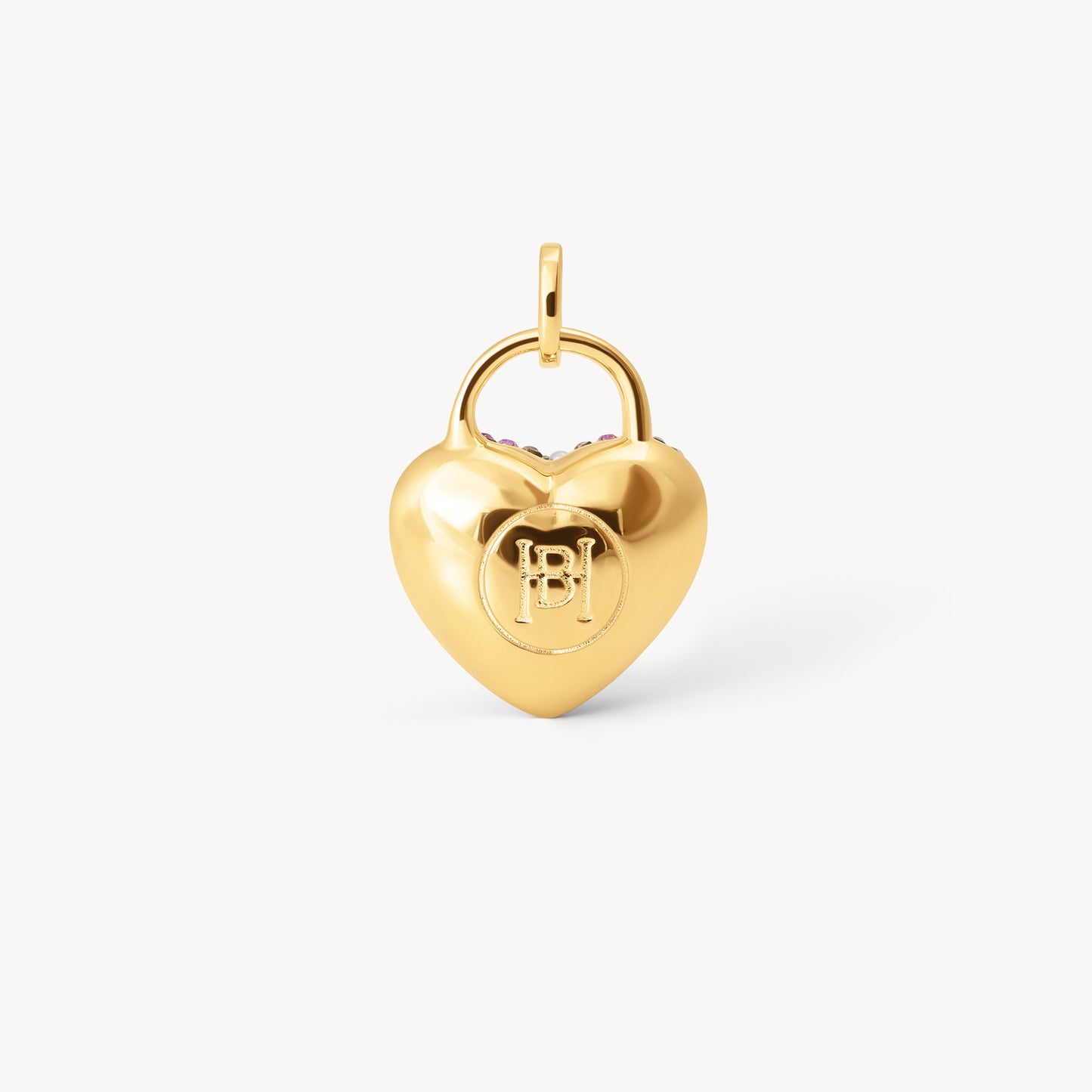 H&B Sparkle Heart Charm