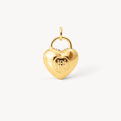 H&B Sparkle Heart Charm