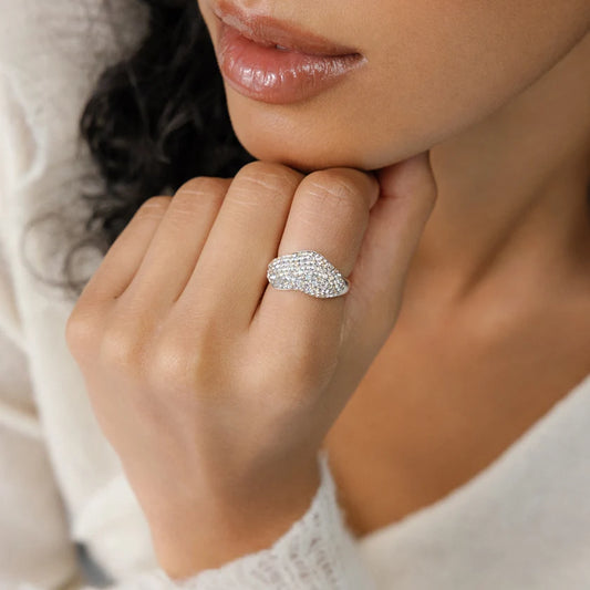 H&B SPARKLE WAVE RING - DANCING QUEEN