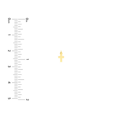 Roset Gold Label 14k Gold Mini Cross Charm