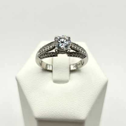 Roset 18K White Gold Engagement Ring 3216mt
