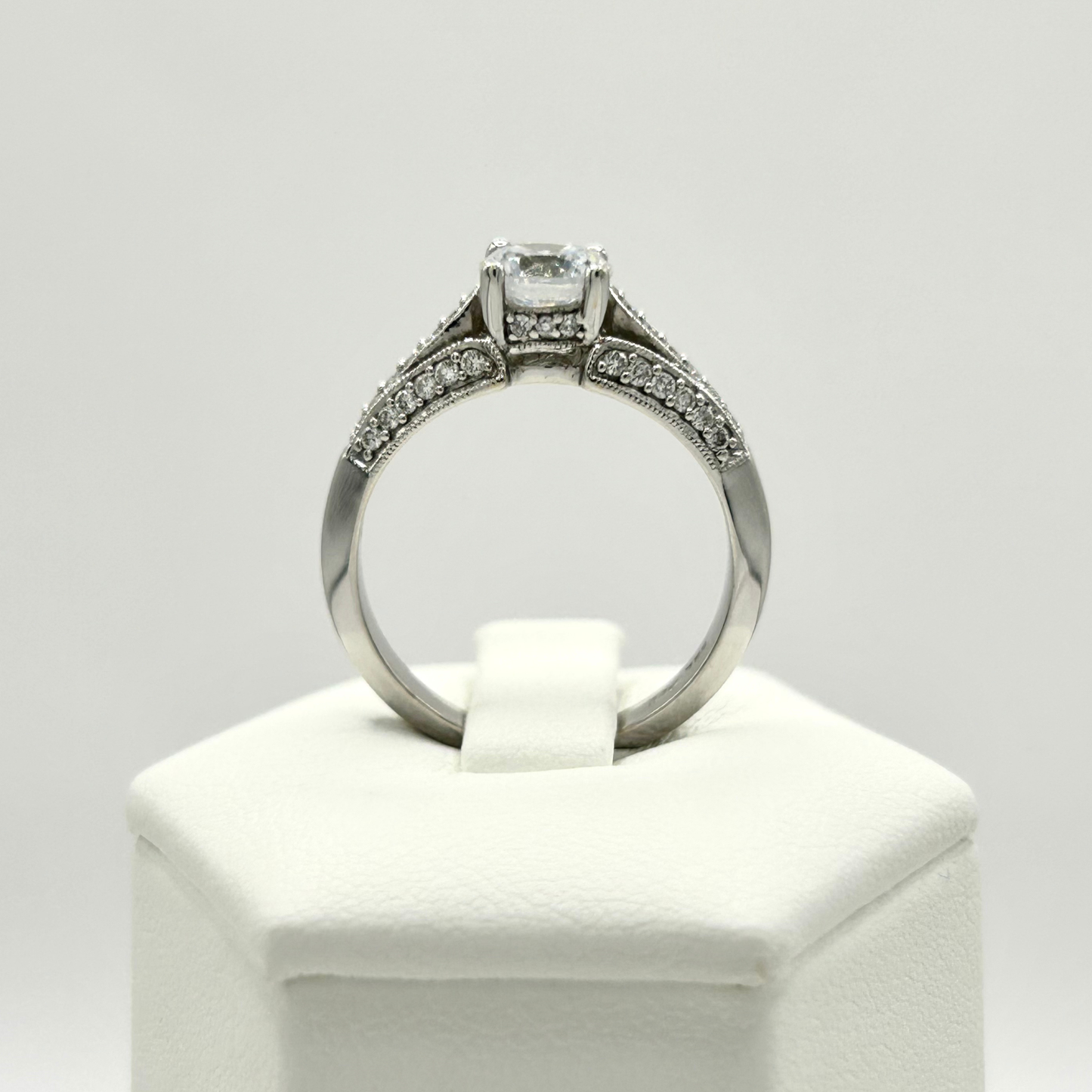 Roset 18K White Gold Engagement Ring 3216mt