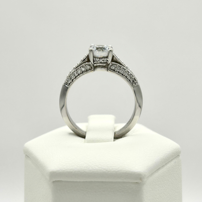 Roset 18K White Gold Engagement Ring 3216mt