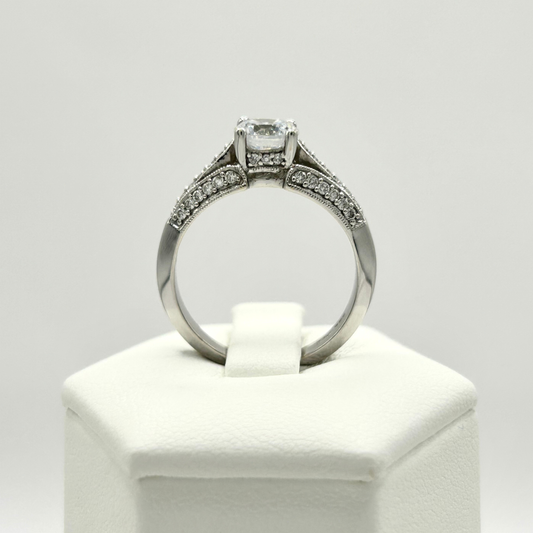 Roset 18K White Gold Engagement Ring 3216mt