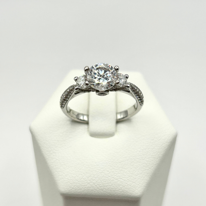 Roset 18K White Gold Engagement Ring 29611