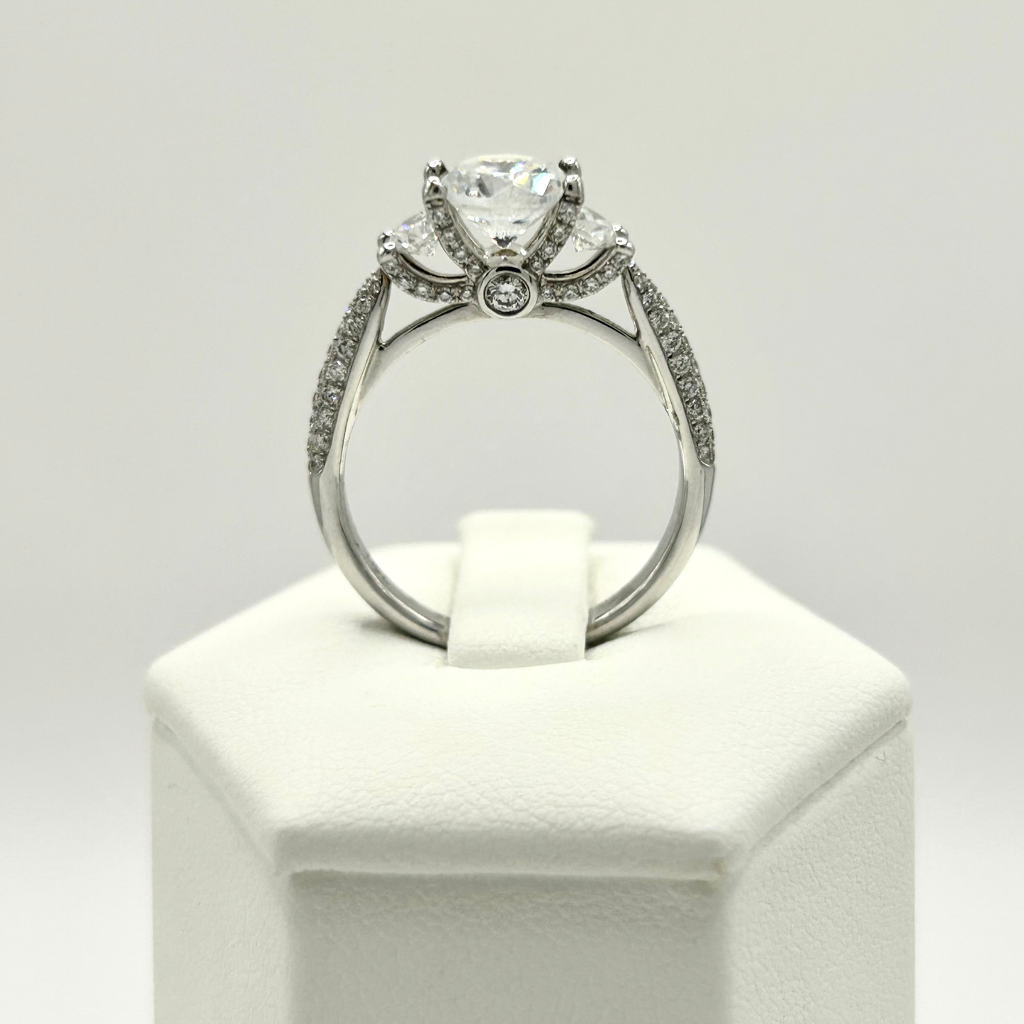 Roset 18K White Gold Engagement Ring 29611