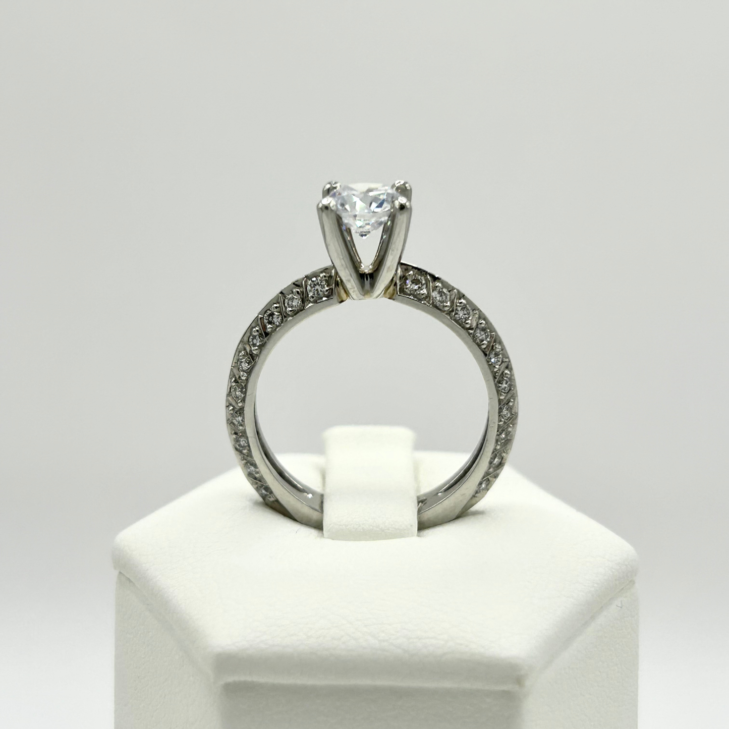 Roset Platinum Engagement Ring