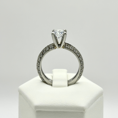 Roset Platinum Engagement Ring