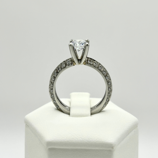 Roset Platinum Engagement Ring
