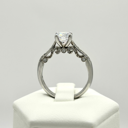 Verragio 18K White Gold Engagement Ring 7031X