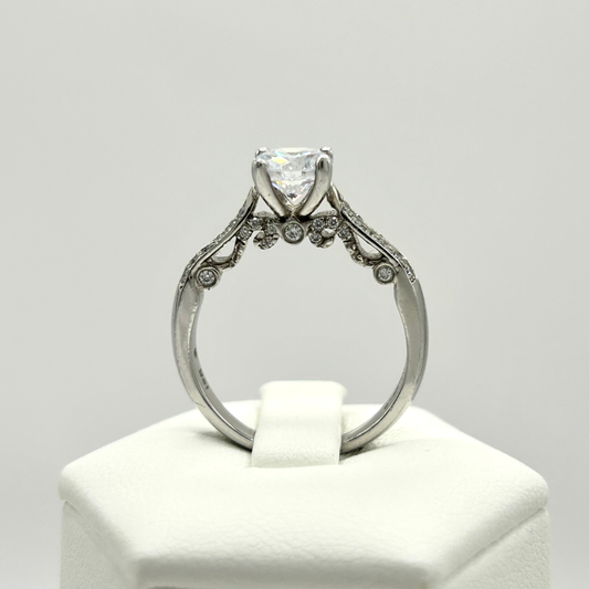 Verragio 18K White Gold Engagement Ring 7031X
