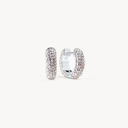 H&B Small Sparkle Hoop Earrings