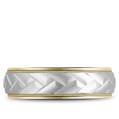 Bleu Royale 14K Gold Wedding Band RYL-111WY65