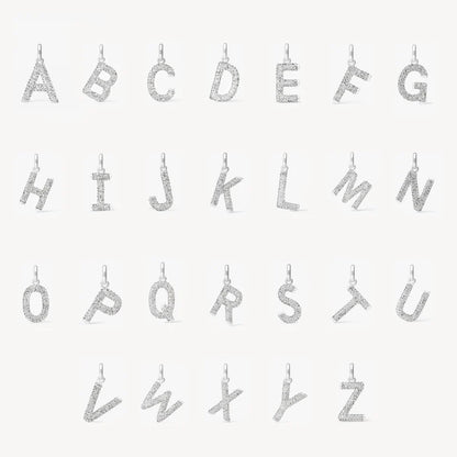 H&B Sparkle Letter Charm