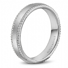 Bleu Royale 14K White Gold Men's Ring RYL-031W45-M10