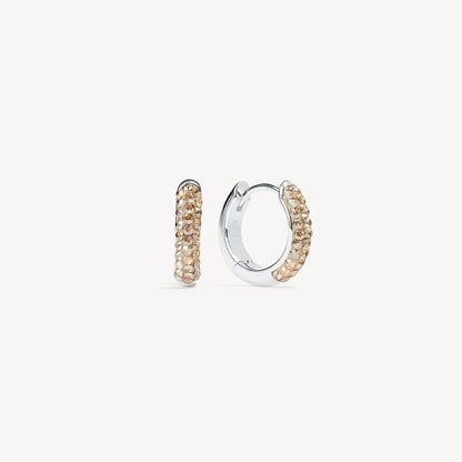 H&B Birthstone Always On Sparkle Hoops