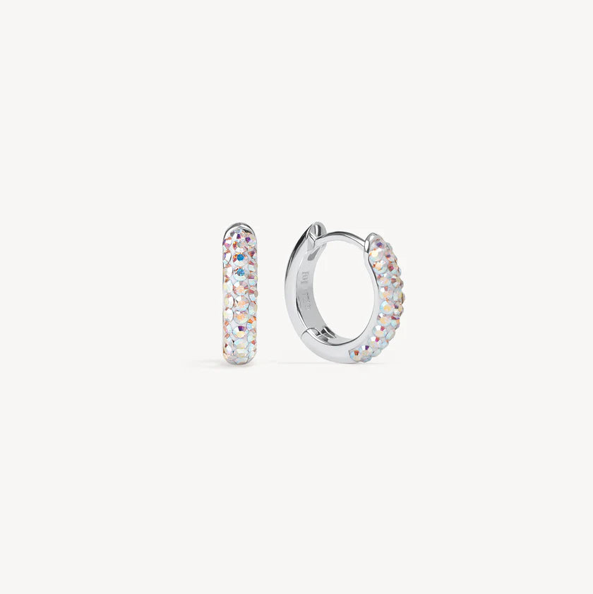 H&B Birthstone Always On Sparkle Hoops