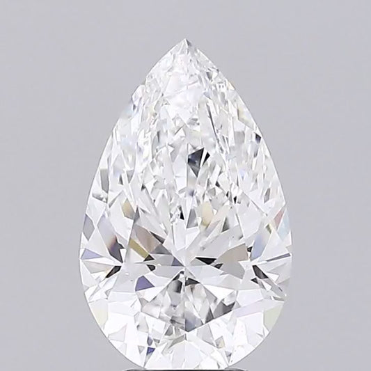 3.02ct. Pear Lab Grown Diamond - E VS1 - IGI Certified - Roset Z485