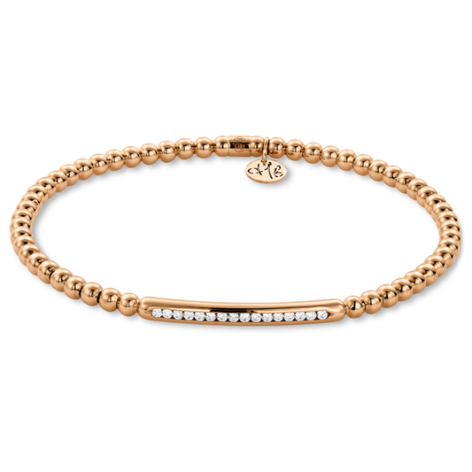 Hulchi Belluni - 18K Gold and Diamond Stretch Bracelet