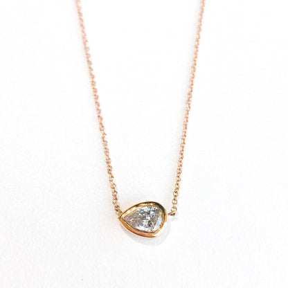 Forevermark Pear Shaped Tribute Diamond Necklace