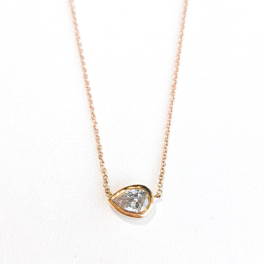 Forevermark Pear Shaped Tribute Diamond Necklace