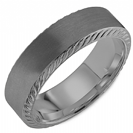 Crown Ring - Torque - Tantalum Men's Ring TA-007-65M