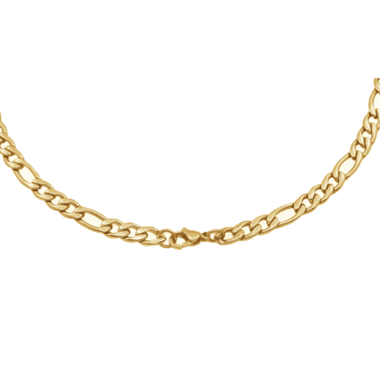 ITALGEM - Gold and St. Steel 4.5 Figaro Chain