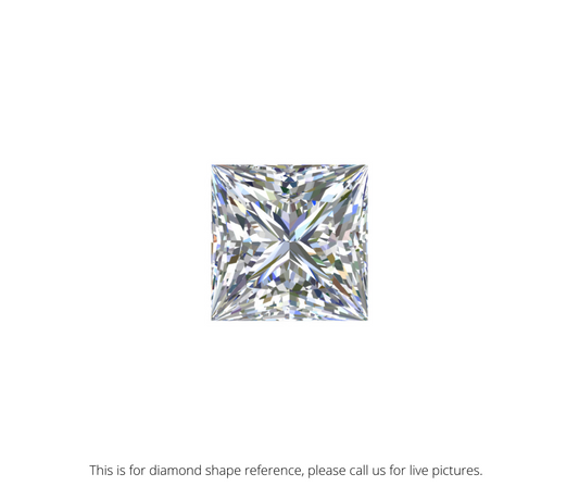 0.41ct. Princess Cut Diamond - I SI1 - Roset Z424