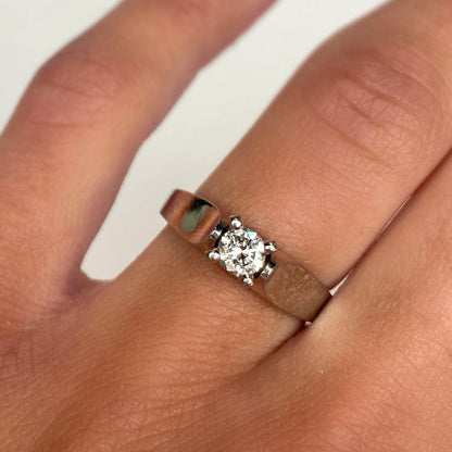 Roset Palladium Solitaire Engagement Ring Roset By Reid